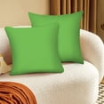 thumbnail image 1 of Pillow Covers 2 Pack, Usavan Modern Solid Color Outdoor Pillow Covers, Water Resistant Easy Clean Cushion Backrest Pillow Cases for Patio Chair Sofa Bed, 1 of 6