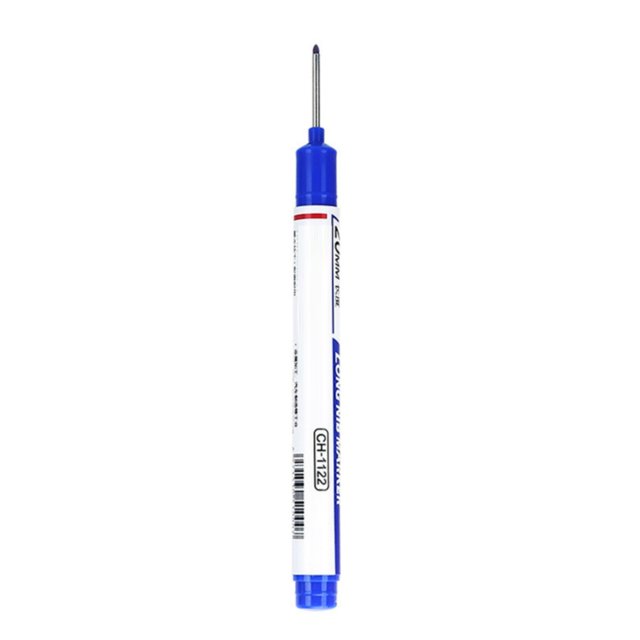VogueV Long-Tip Woodworking Marker - Durable Ink for Carpentry & DIY C