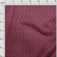 thumbnail image 2 of oneOone Tissu Georgette Viscose Rouge Chevron pour Couture Tissu Imprimé au Mètre 42 Pouces de Large, 2 of 4
