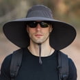 thumbnail image 1 of Chapeau de Pêcheur Pliable Protection Solaire pour Hommes Double Face, 1 of 3
