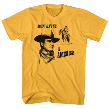 John Wayne Hollywood Icon Actor John Wayne Is America Adult T-Shirt Tee