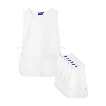 "Sivvan Tablier de Cobbler Unisexe (Lot de 6) - Liens de Taille Ajustables, 2 Poches avant Profondes"