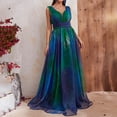thumbnail image 1 of UPPADA Robe Grande Taille pour Invitées de Mariage pour Femmes, Manches Courtes, Robe de Bal de Mariage, Robe de Bal Formelle, Robe Longueur au Sol, Robe Cocktail, Robe Portefeuille Formelle de Mariage, Offres des Fêtes, 1 of 7