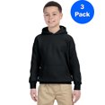 thumbnail image 1 of Gildan Sweat à Capuche Mélange Lourd 50/50 pour Jeunes - G185B (Lot de 3), 1 of 1