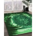 thumbnail image 3 of Ahgly Company Machine Washable Indoor Rectangle Transitional Deep Emerald Green Area Rugs, 5' x 8', 3 of 7