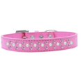 thumbnail image 1 of Sprinkles Dog Collar Pearl And Light Pink Crystals Size 18 Bright Pink, 1 of 1