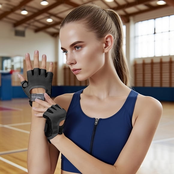 Sports | Breathable Half Finger Workout Gloves For Men Women Non Gym Training Gloves Sports Protective Gear For Weightlifting Cycling Fitness | Workout Gloves for Women & Men Gym Weight Lifting Gloves