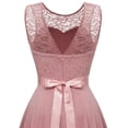 thumbnail image 4 of Robe Cocktail pour Femmes en Polyester pour Mariage et Occasions Festives, 4 of 5