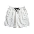 thumbnail image 1 of LSLJS Men's Holiday Solid ColorSpecial Print Beach Casual Trouser Shorts. Mens Shorts, 1 of 2