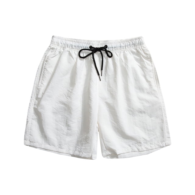 LSLJS Men's Holiday Solid ColorSpecial Print Beach Casual Trouser Shorts. Mens Shorts