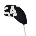 thumbnail image 4 of pitrice 7Pcs Golf Club Headcover Iron Head Cover Wedge Protector Sleeve Black Angle, 4 of 5