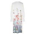thumbnail image 3 of Robe à Manches Longues Femme Décontractée Col en V Manches Longues Taille Boutons Imprimé Robe Ample Robe d'Été à Manches Longues Robe d'Été Ample pour Femme Robe Longue d'Été pour Femme, 3 of 6