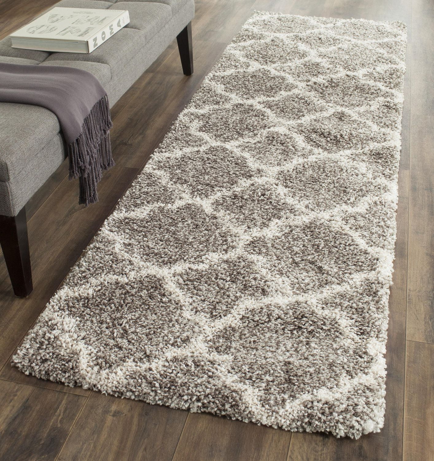 Safavieh Hudson Jaye Tapis Géométrique Shag