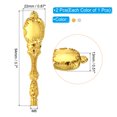 thumbnail image 2 of Unique Bargains Wax Seal Stamp Handle Only Metal Handle Replacement Sealing Stamp Handles Style 1, Golden Silver 2 Pack, 2 of 6