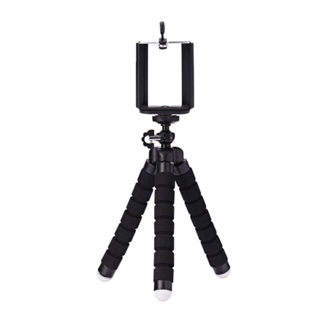 Mistaha Mobile Phone Tripod Mini Flexible Sponge Octopus Shape Tripod Smartphone Camera Bendable Tripod
