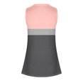 thumbnail image 4 of lSLJS Débardeur Femme Été Assorti de Couleurs Col Rond Sans Manches Tunique Décontractée Hauts Blouse, Débardeurs Femme, 4 of 5