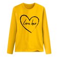 thumbnail image 1 of Birdeem T-Shirt Ample Imprimé pour Femmes, Manches Longues, Blouse à Col Rond, Hauts Décontractés, 1 of 1