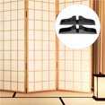 thumbnail image 1 of USHOBE 2Pcs Partition Support Wooden Room Divider Support Feet Black Creative Design, 1 of 7