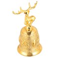 thumbnail image 3 of 1pc Metal Hand Bells Golden Hand Bell Toys Christmas Hand Bells for Party, 3 of 7