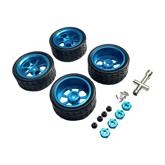 Xuanheng Roues et Pneus RC Accessoires RC Écrou de Roue M3 Élégant pour 144001 1/14 1/10 Bleu