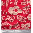 thumbnail image 1 of Soimoi Rayon Fabric Flower Artistic Print Fabric by The Yard 56 Inch Wide, 1 of 3