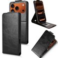 thumbnail image 1 of Folio Phone Case for iPhone 17 Pro Magnetic Kickstand Cover with Camera Protection Black, 1 of 7
