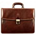 thumbnail image 2 of Mallette en Cuir Pleine Fleur Fait Main Sac pour Ordinateur Portable Style Classique - Time Resistance, 2 of 5