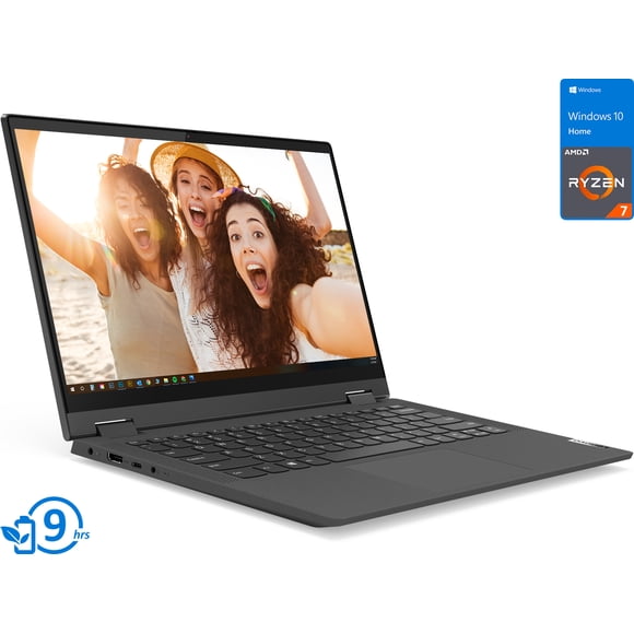 Lenovo Flex 5 2-in-1, 14" IPS FHD Touch Display, AMD Ryzen 7 4700U Upto 4.1GHz, 8GB RAM, 512GB NVMe SSD, Vega 6, HDMI, Card Reader, Wi-Fi, Bluetooth, Windows 10 Home (81X20002US)