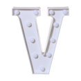 thumbnail image 1 of TopLLC Alphabet LED Letter Lights Light Up White Plastic Letters Standing Hanging A-M &, 1 of 3
