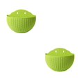 thumbnail image 4 of Youkk Easy To Install Double-layer Plastic Flowerpot For Walls Drainage Flower Pot Light Green 2Set, 4 of 6