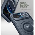 thumbnail image 4 of Dexnor for iPhone 16e Case with Slide Camera Cover & Adjustable Kickstand & Built-in Screen Protector,Compatible with MagSafe Shockproof Bumper Heavy-Duty Magnetic Protective Cover,Blue, 4 of 7