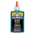 thumbnail image 1 of Colle liquide phosphorescente Elmer’s, lavable, bleue, idéale pour fabriquer de la glu (slime), 1 of 5