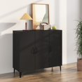 thumbnail image 1 of vidaXL Sideboard Black 90x34x80 cm Engineered Wood, 1 of 5