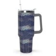 thumbnail image 1 of Gobelet 40 Oz avec Poignée et Paille Isolé Double Paroi en Acier Inoxydable Tasse de Voyage Boîte Cadeau Gobelet Réutilisable Tasse de Café de Voyage pour Bureau Tasse de Bière Isolée Portable pour Boissons Chaudes et Froides, 1 of 5