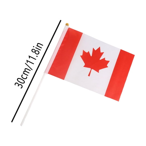 JJKBVCLO Canadian Hand Held Flags In The National Day Style Of Canadian Home Decoration