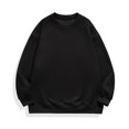 thumbnail image 1 of KIHOUT Chandails à Manches Longues pour Hommes T-Shirts Décontractés Mode Chandails à Col Rond Unis Pulls Hauts Chandail BK/L2, 1 of 4