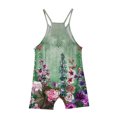 thumbnail image 3 of LSLJS Girls Summer Sleeveless Casual Romper Spaghetti Strap Shorts Jumpsuit With Pockets, Girls' Jumpsuits & Rompers Summer Clothes, 3 of 5