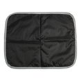 thumbnail image 2 of Pet Warm Pad, Polyester Fleece Comfortable Durable Cat Mat  For Winter Dark Blue With Grey Trimming L, 2 of 8