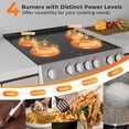 thumbnail image 4 of Costway Electric Range 30" Freestanding & Slide-in Kitchen Stove with Cooking Modes, 4 of 10