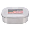 thumbnail image 2 of Abbracc Conteneur de Stockage Alimentaire en Acier Inoxydable Bento - Double Couche TG, comme Couche Simple L, 2 of 9