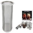 thumbnail image 3 of Filtre pour Café Infusé à Froid, Filtre Cylindrique en Maille à Grand Ouverture Réutilisable en Acier Inoxydable de Qualité Supérieure avec Joint Blanc pour Thé, 3 of 7