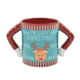 thumbnail image 1 of TEMPS DE VACANCES MERRY CHRISTMAS RENNE DESIGN UGLY SWEATER MUG, 1 of 3