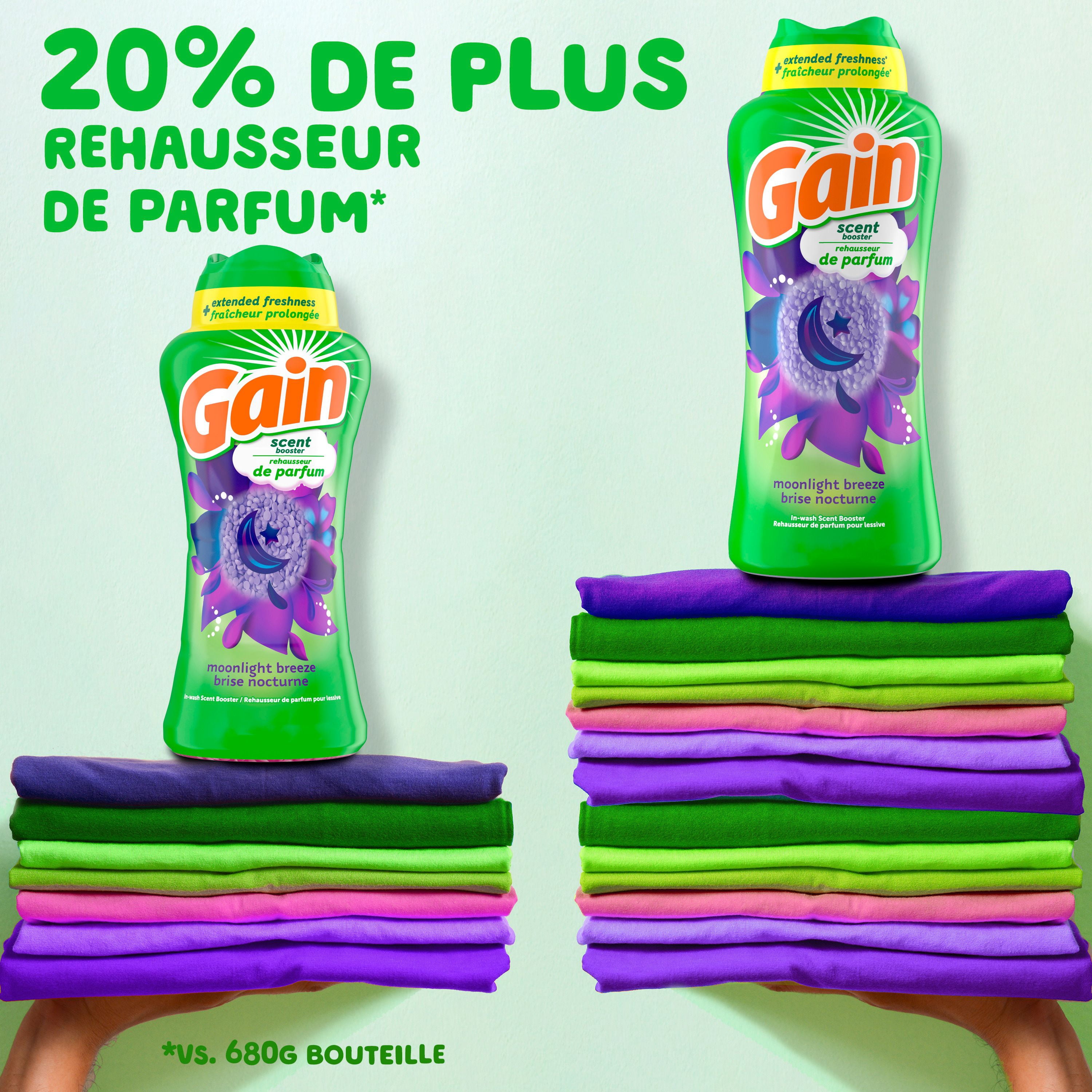 Gain Laundry Scent Booster, Moonlight Breeze Scent, 853 g