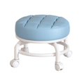 thumbnail image 4 of Lipstore 360 degree Rotating Low Roller Seat Stool Pulley Low Stool for Living Room Kitchen Blue, 4 of 8