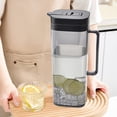 thumbnail image 4 of Tyidzon Cold Water Kettle Made Of AS Material 2000ml For Household Fruit Tea Cold Water Kettle Beverage Bucket, 4 of 6
