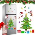 thumbnail image 1 of Christmas Themed Magnetic Sticker, 2025 New Magnetic Christmas Tree for Refrigerator Decorations, Christmas Magnets for Refrigerator Santa Reindeer Magnets for Fridge Metal Door Garage (#B), 1 of 7