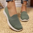 thumbnail image 3 of Mepaouo Chaussures Mocassins de Marche pour Femmes à Enfiler Légères à Bout Rond en Tricot Plates Espadrilles de Course Tennis, 3 of 9