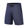 thumbnail image 2 of Sentmoon Mens Shorts Athletic High Waist Loose 2025 Summer Beach Shorts Drawstring Solid Color Quick Dry Running Shorts with Pockets Comfy for Sports Wear Navy L, 2 of 5
