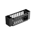 thumbnail image 2 of Pisexur Sponge Kitchen Sink Caddy Organizer Brush Sink Sponge With Auto Draining Tray Black, 2 of 8