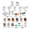 thumbnail image 2 of Monster Adventure Terrain- 128pc Painted Castle Expansion Set with Baseplate- Fully Modular and Stackable 3-D Tabletop World Builder Compatible with DND Dungeons Dragons, Pathfinder, and All RPG Game, 2 of 5